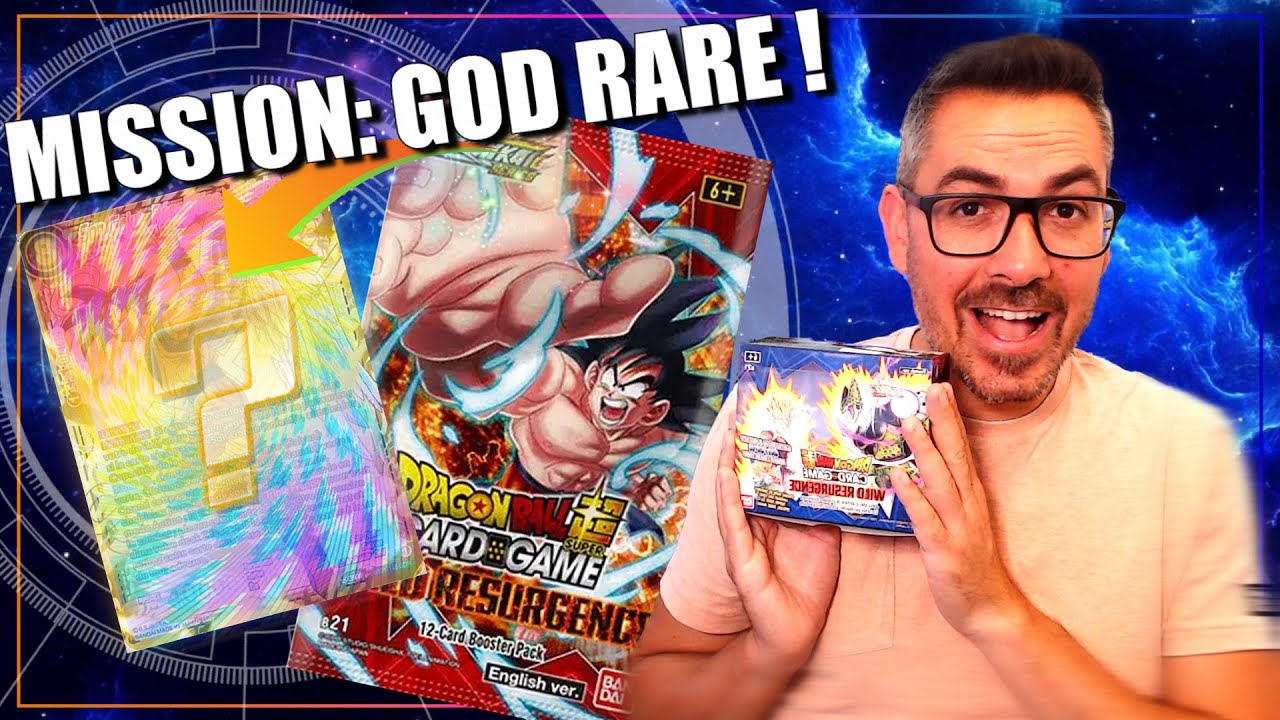 1er UNBOXING WILD RESURGENCE: A LA RECHERCHE DE LA GOD RARE ! (DRAGON BALL SUPER CARD GAME BT21)
