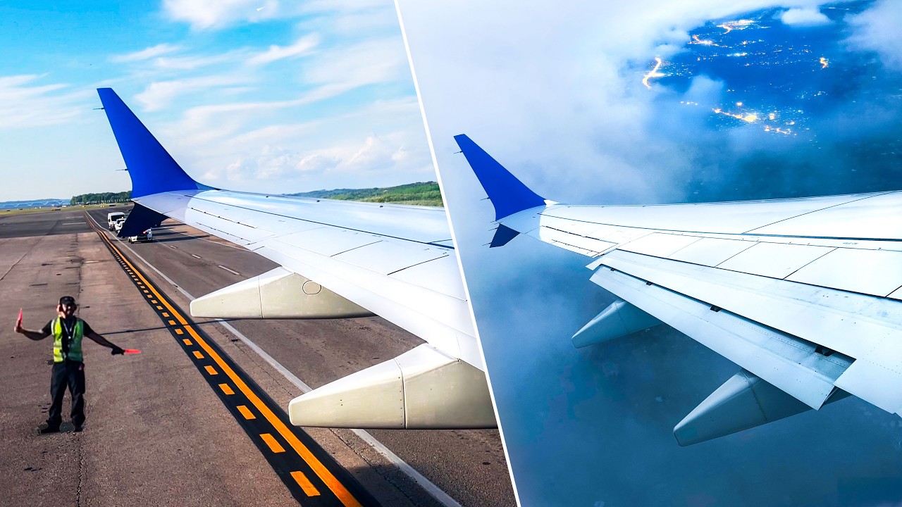 From Runway to Sky ✈️ Airplane Cabin Ambience & White Noise for Sleep