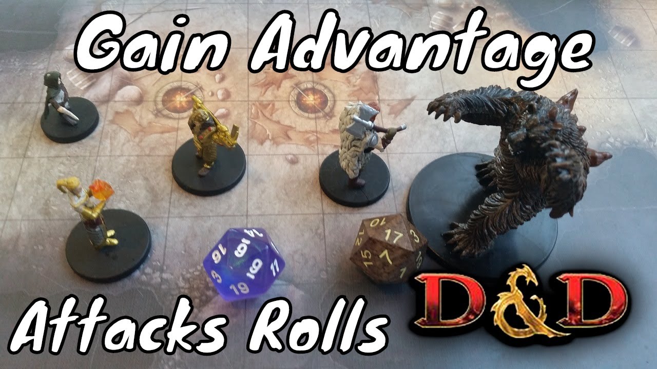 Как получить преимущество при бросках атаки (D&D 5e)