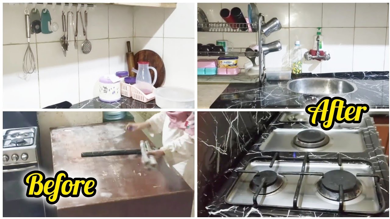 New kitchen makeover || budget friendly kitchen makeover || Middle class kitchen makeover 🌼