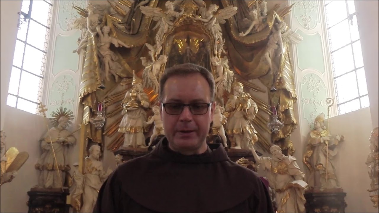 Ein Ostergru&szlig; von Pater Ludwig (Basilika G&ouml;&szlig;weinstein)