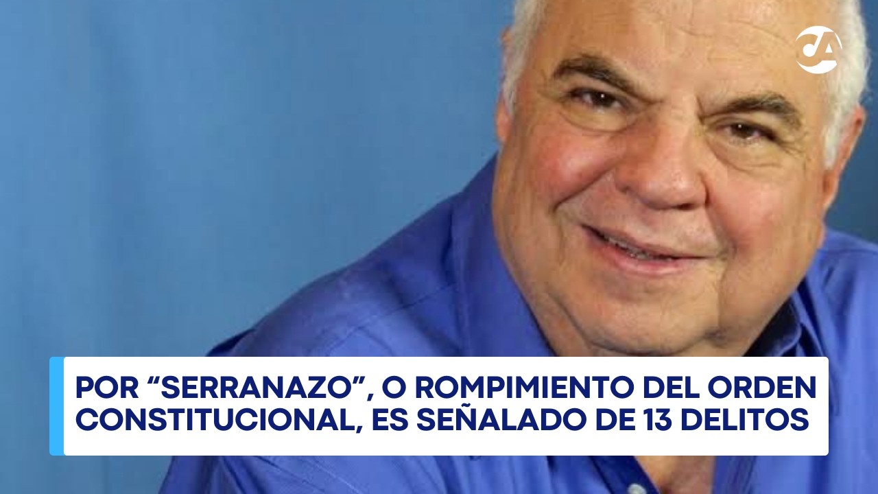 Juez Fredy Orellana anula órdenes de captura contra expresidente Jorge Serrano Elías