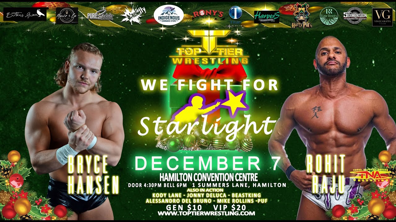 FULL MATCH - STARLIGHT - BRYCE HANSEN VS ROHIT RAJU
