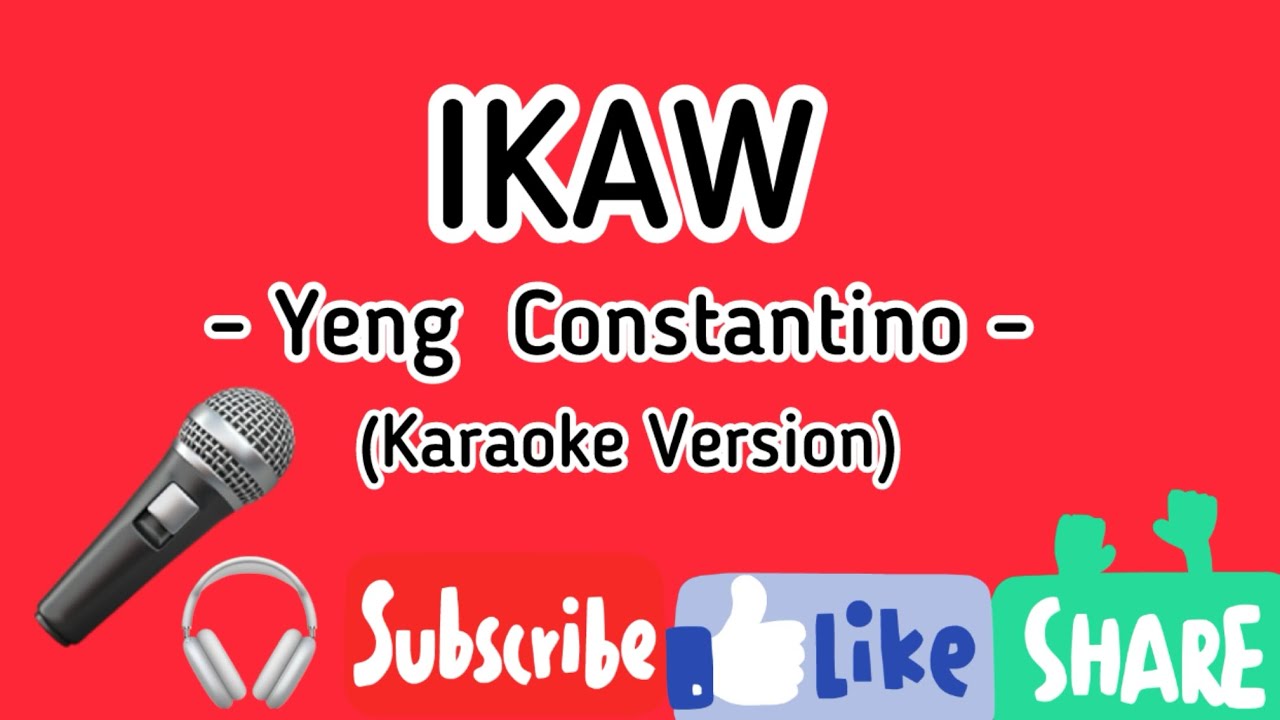IKAW - Yeng Constantino  (Karaoke Version) #evannavlog 