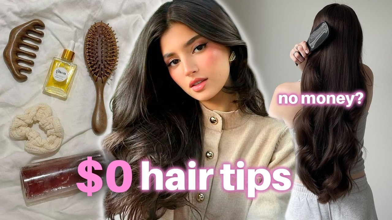 3 days hair GLOW UP with ZERO dollars 🎀