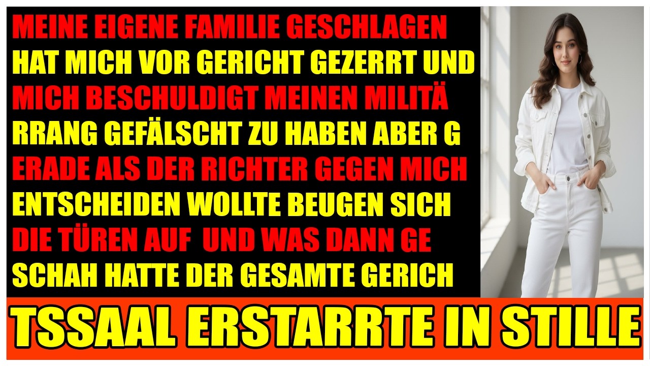 Familie verklagt mich wegen falschem Rang  dann stürmt meine Einheit das Gericht