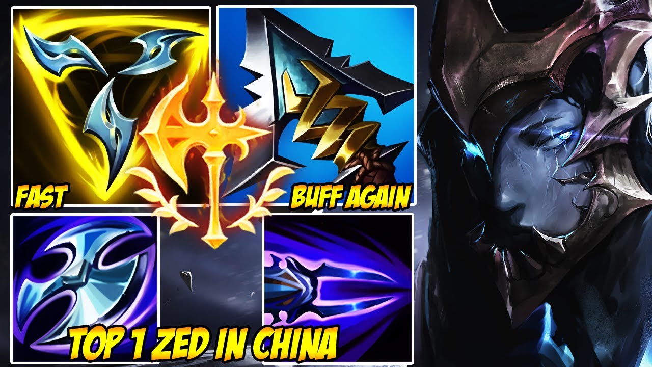 WILD RIFT CHINA TOP 1 ZED - THEY THOUGHT THEY ESCAPED... WRONG