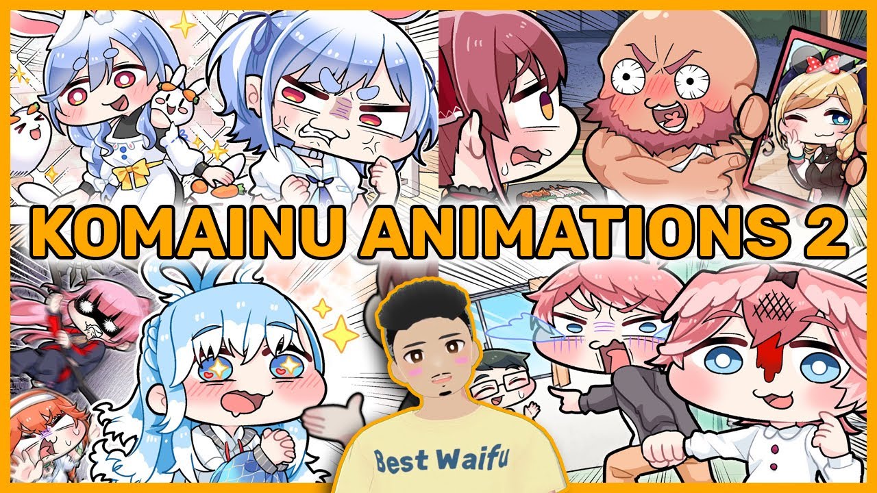 Mikigai Reacts To More Funny Komainu EN Hololive Animations!!!