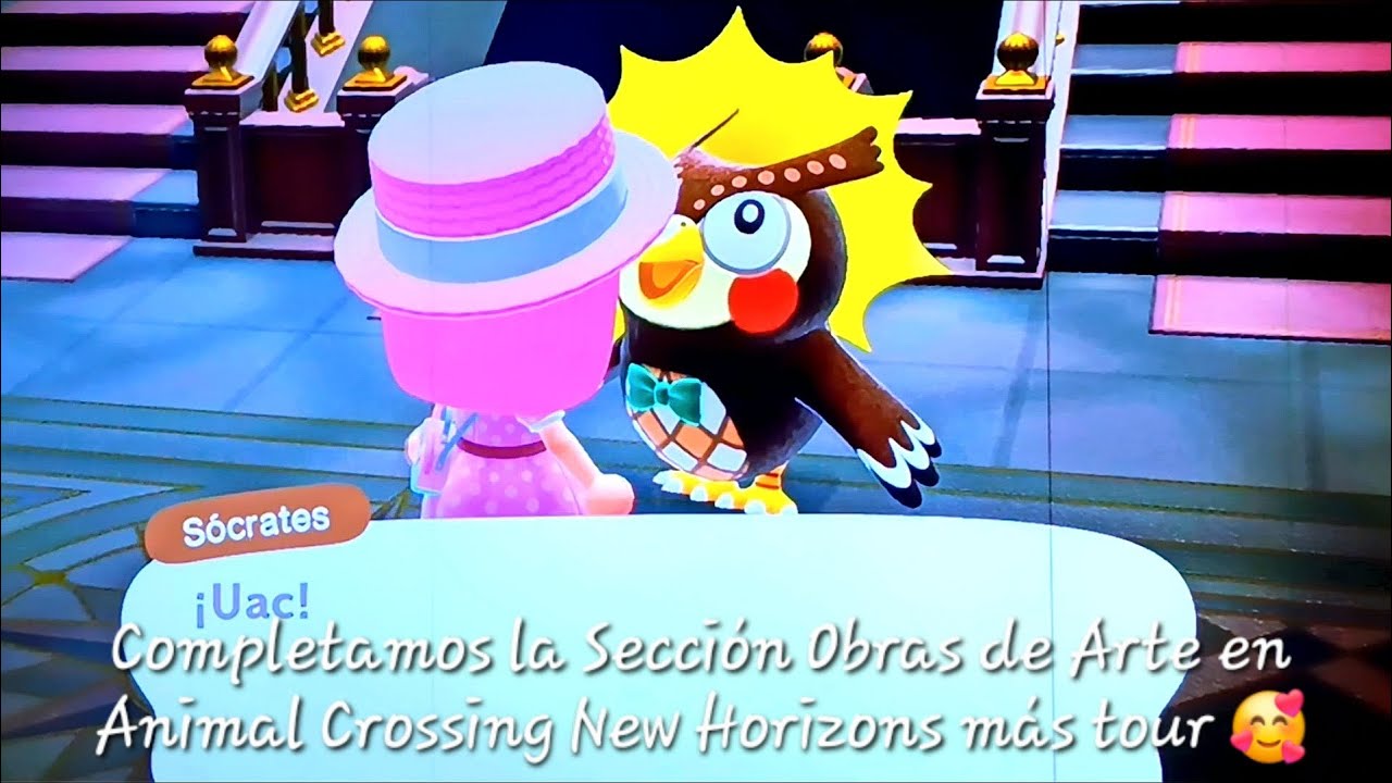 Completamos la Sección Obras de Arte en Animal Crossing New Horizons más tour y regalo 🥰 #acnh