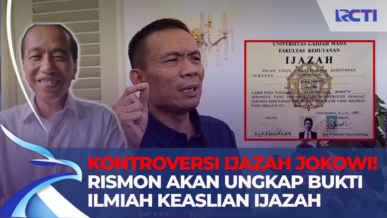 [FULL] Rismon Sianipar Janji Buktikan Keaslian Ijazah Jokowi Lewat Karya Ilmiah