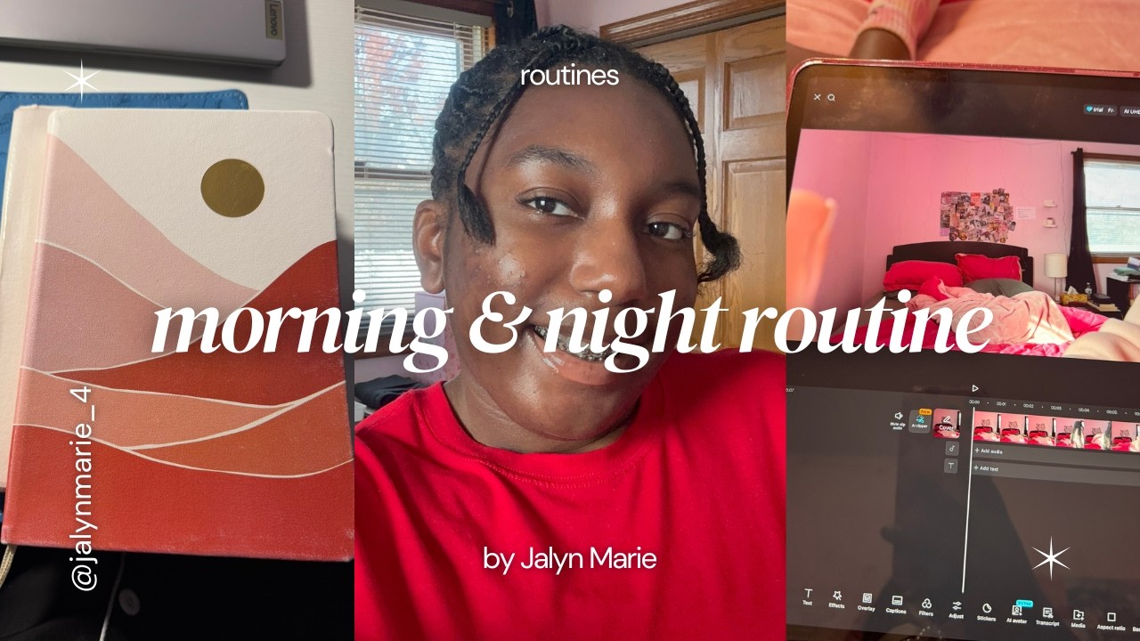 my MORNING & NIGHT routine as an online college student