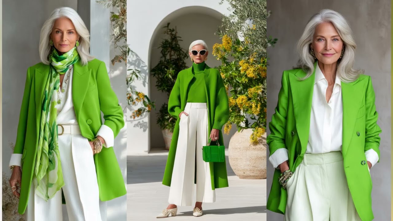 Max Mara Spring/Summer 2026 | Pistachio Green & Cream – Modern Minimal Elegance for Women 60+