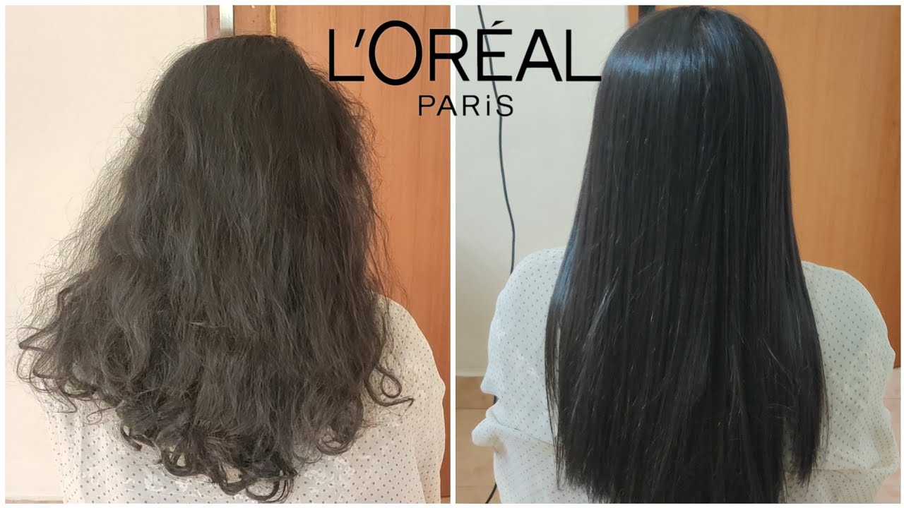 Loreal Hair Smoothing/Straightening कैंसे करे Step by Step at home 500/- only