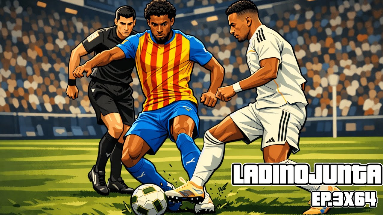 LADINOJUNTA EP.3X64 3 PUNTOS DE UN REAL MADRID MUY POBRE Y UN VALENCIA DE 2 DIVISIÓN
