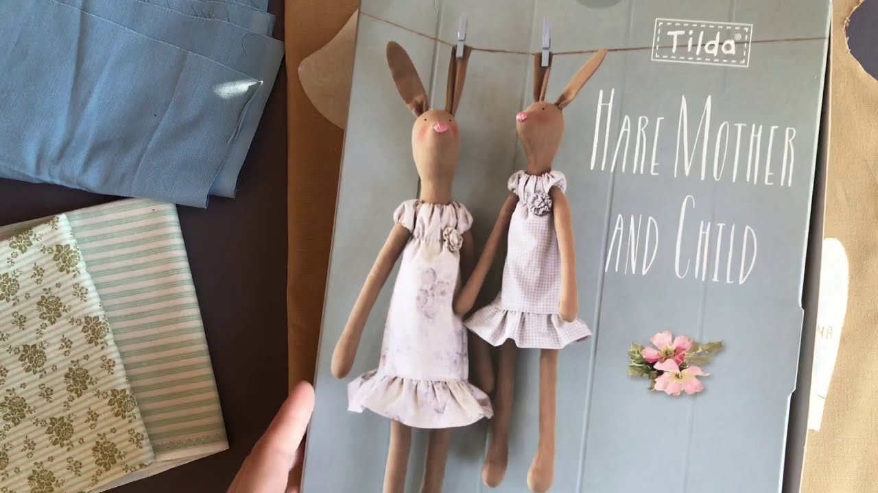 Tilda Hare #2 | Шьем тело зайки из набора Tilda Hare Mother and Child | Добавляем элемент ботинок
