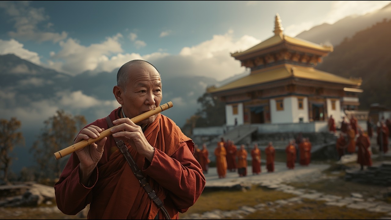 Ancient Tibetan Flute Sounds – Cleanse Toxins, Calm the Mind & Restore Inner Peace