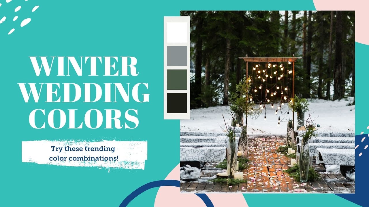 Winter Wedding Colors ❄️💍 Event Palette Ideas | BalsaCircle.com