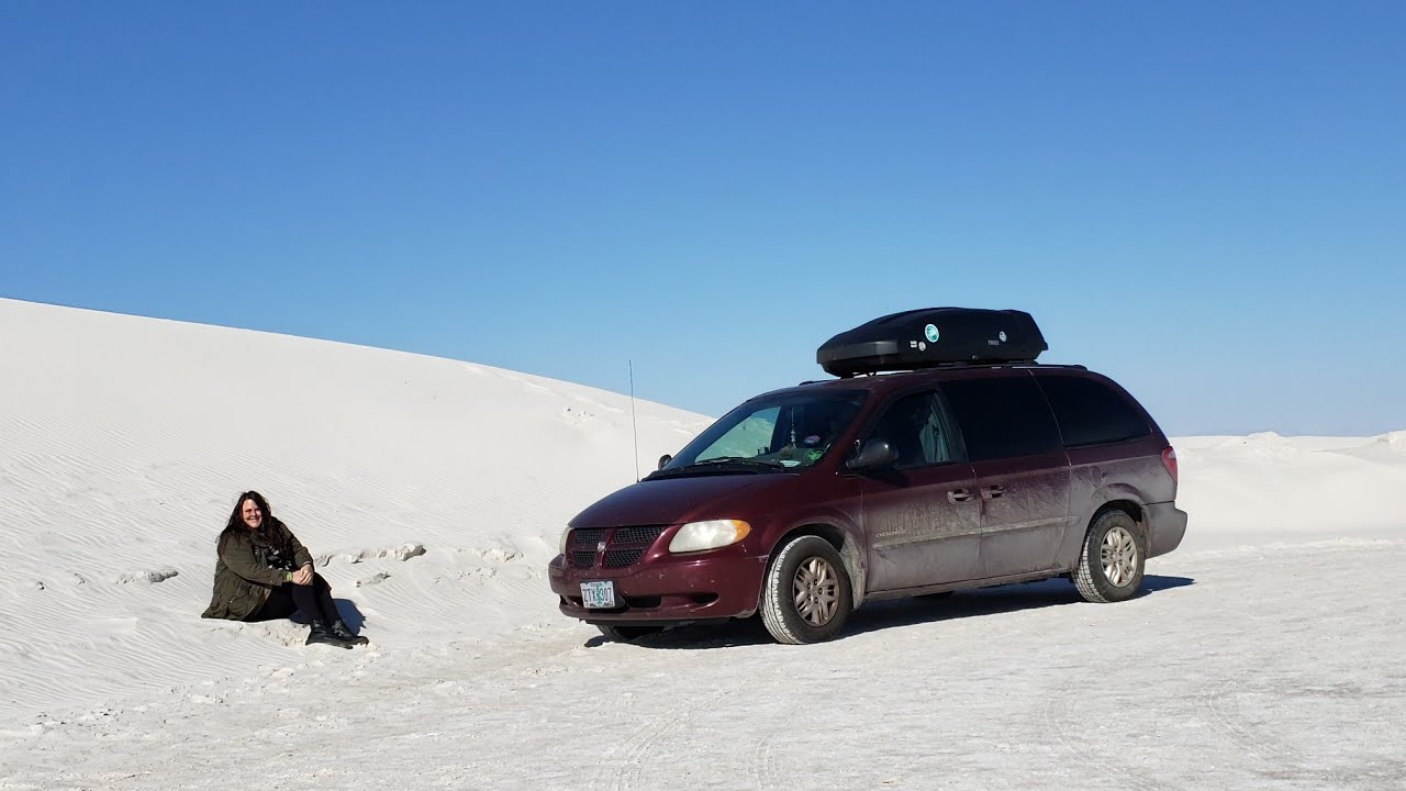 VanLife Adventure |Taking my van to White Sands National Monument. (Joey LOVED it.🐕❤)