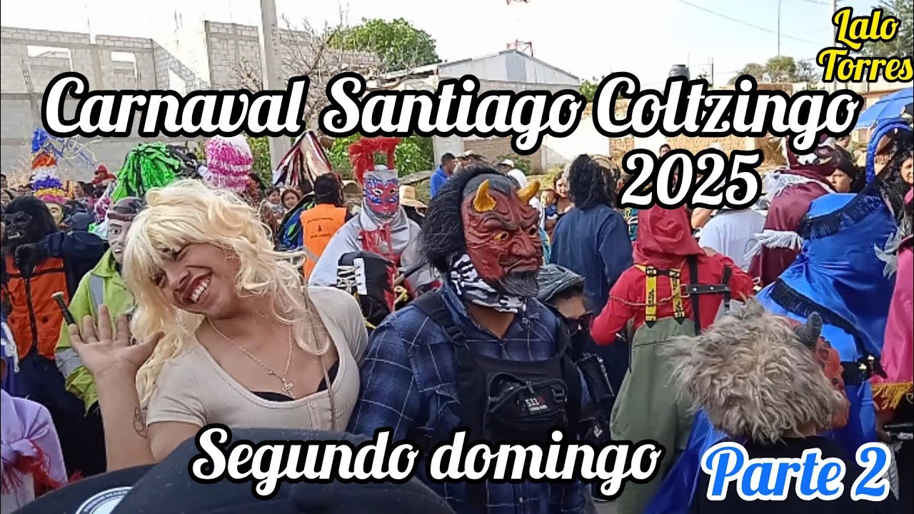 Segundo domingo de carnaval Santiago Coltzingo 2025 | parte 2 #carnaval2025 #Coltzingo