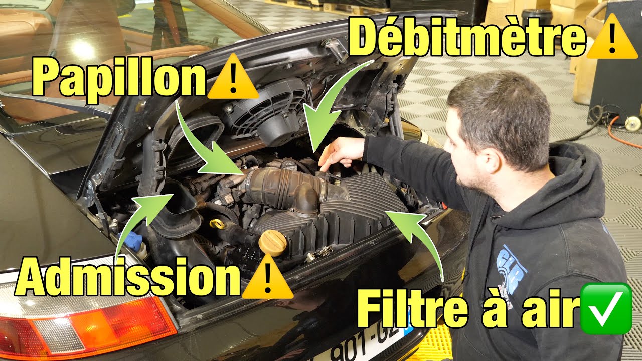 L’importance de nettoyer l’admission et ses capteurs!✅Porsche 911 ralenti instable!🔥