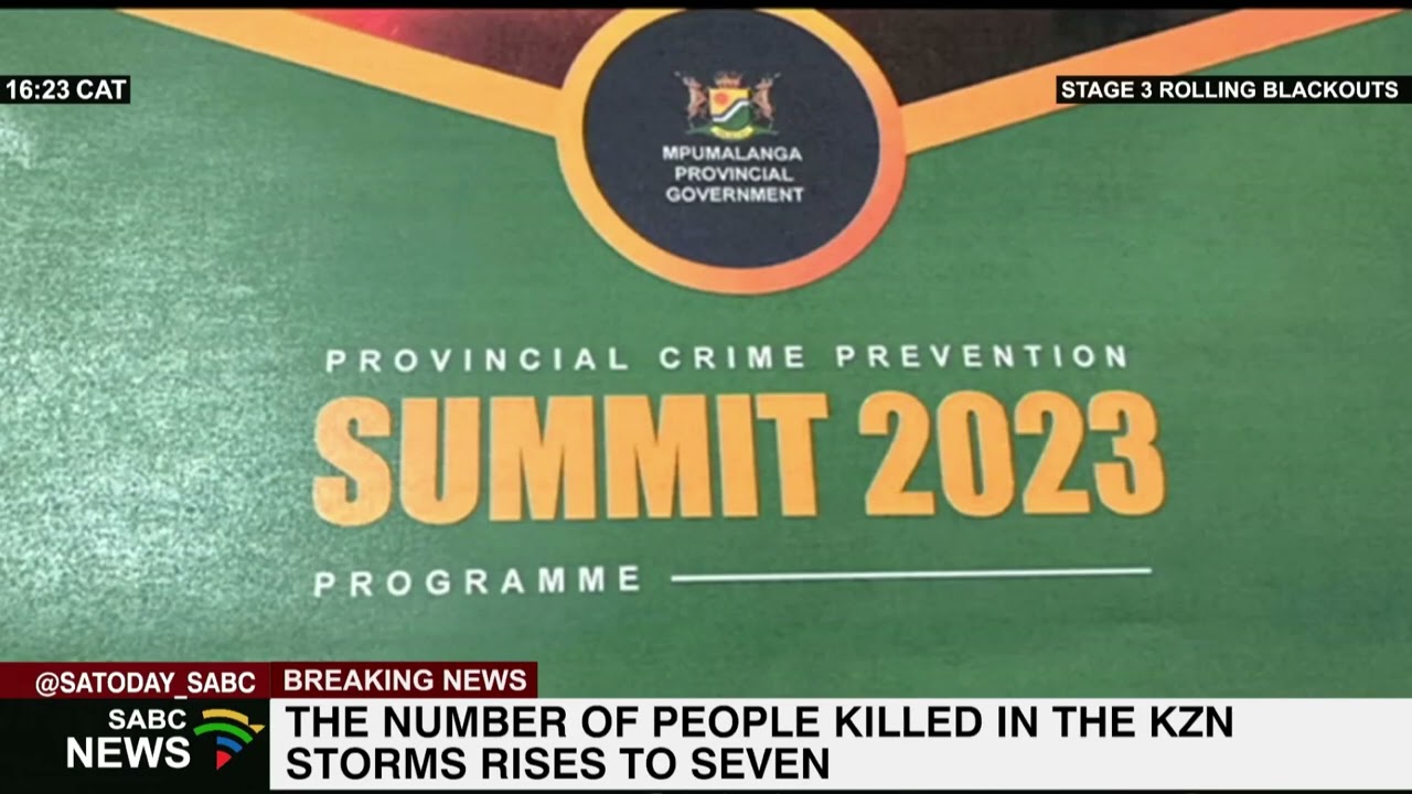 Mpumalanga Provincial Crime Prevention Summit held