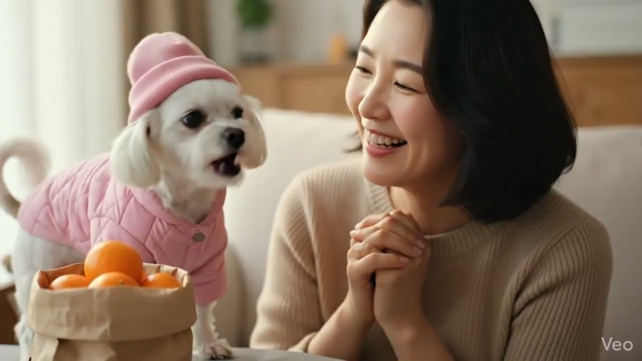 말티즈 하나의 따뜻한 하루 - 할머니와의 소중한 만남부터 맛있는 귤타르트까지!