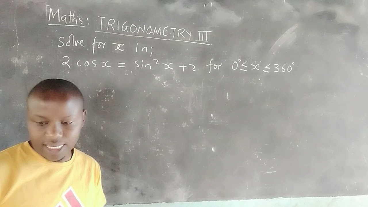 Trigonometry III