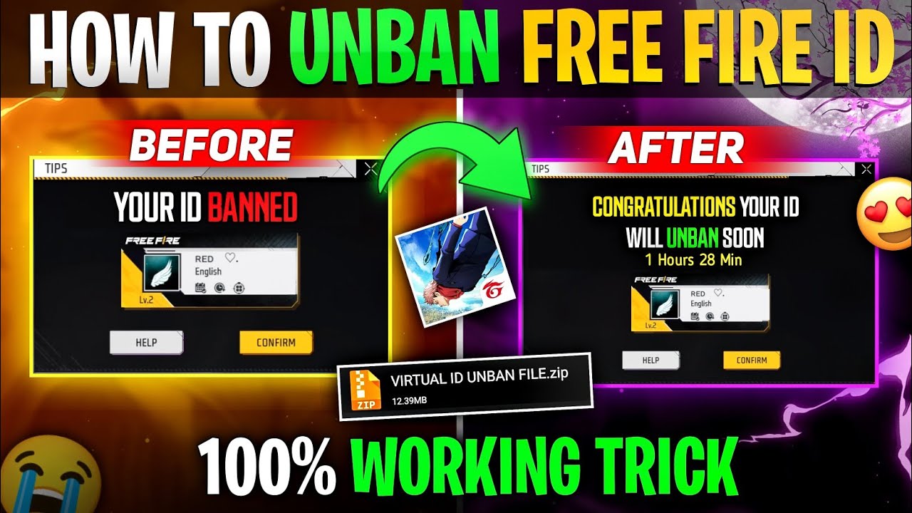 How To Unban Free Fire ID 💯😱🔥| Free Fire ID Unban Kaise Kare | FF ID Unban | Free Fire ID Unban 2026
