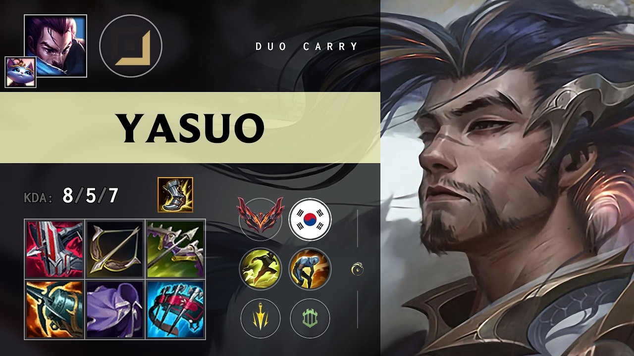 Yasuo ADC vs Samira - KR Grandmaster Patch 26.13