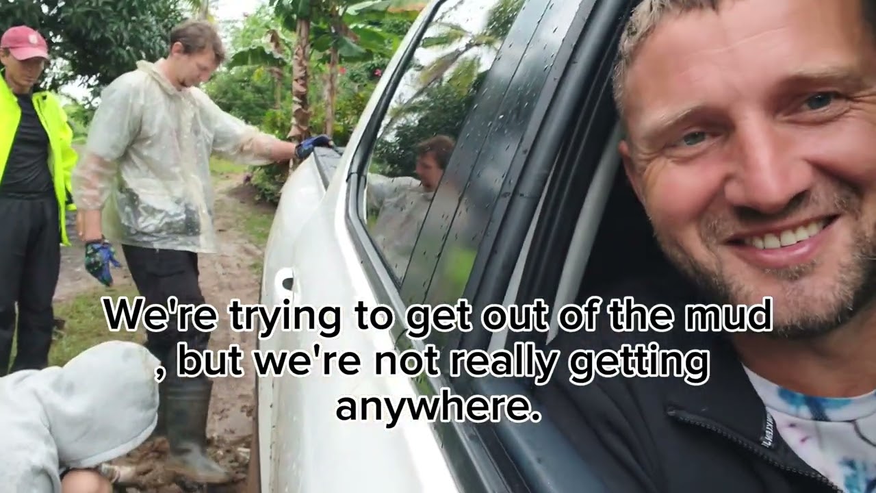 I'M SAVING A RUSSIAN FRIEND FROM A PHILIPPINE TYPHOON. 