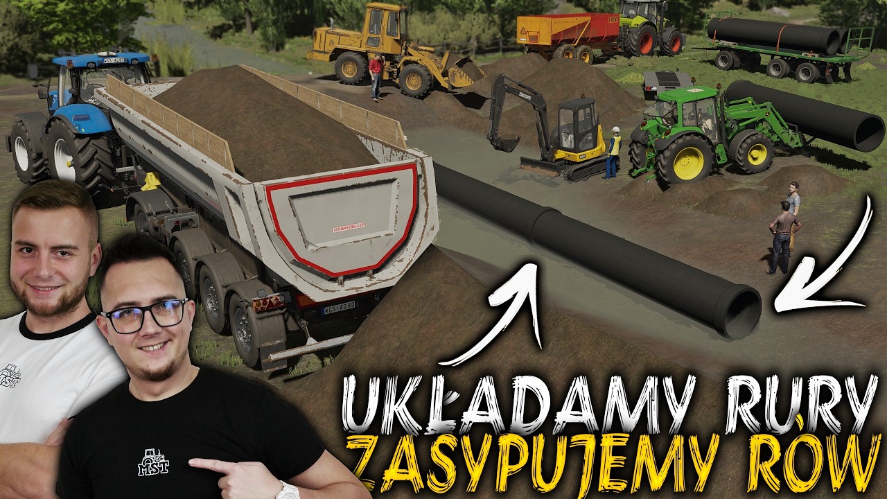 Układamy Rury & Zasypujemy Rów 🔥 Będzie Trochę Roboty.. 😮 