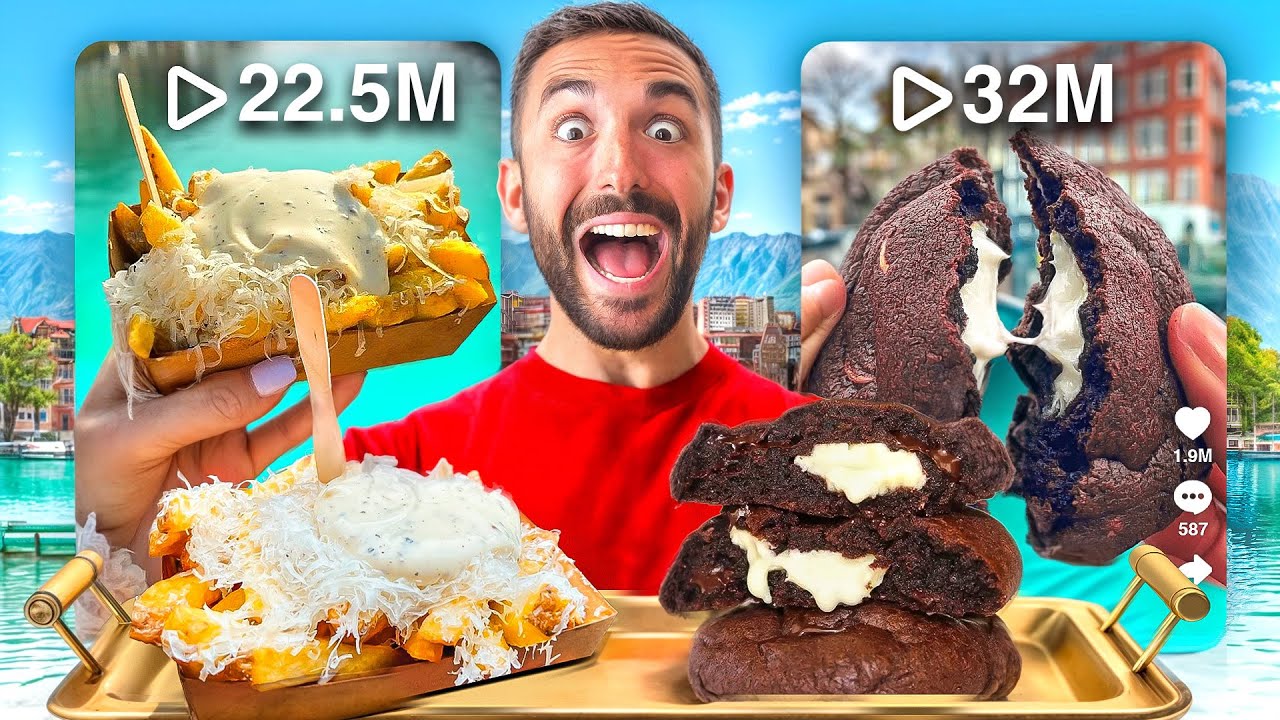 24 ORE solo CIBO VIRALE ad AMSTERDAM!! *Cos&igrave; buono da essere ILLEGALE*