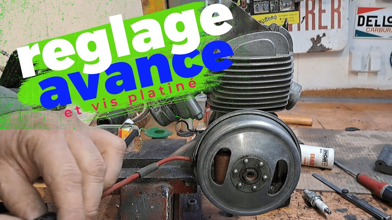 montage allumage et reglage des vis platinées