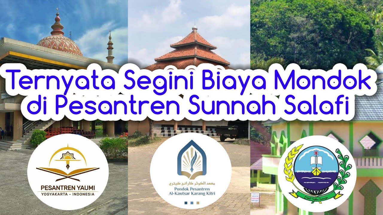 AYO MONDOK | INILAH 10 PESANTREN SUNNAH DENGAN BIAYA TERJANGKAU.