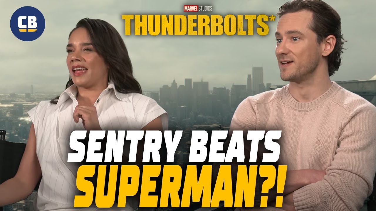 Lewis Pullman Thinks Sentry BEATS Superman & Homelander? Thunderbolts* Cast Interview!