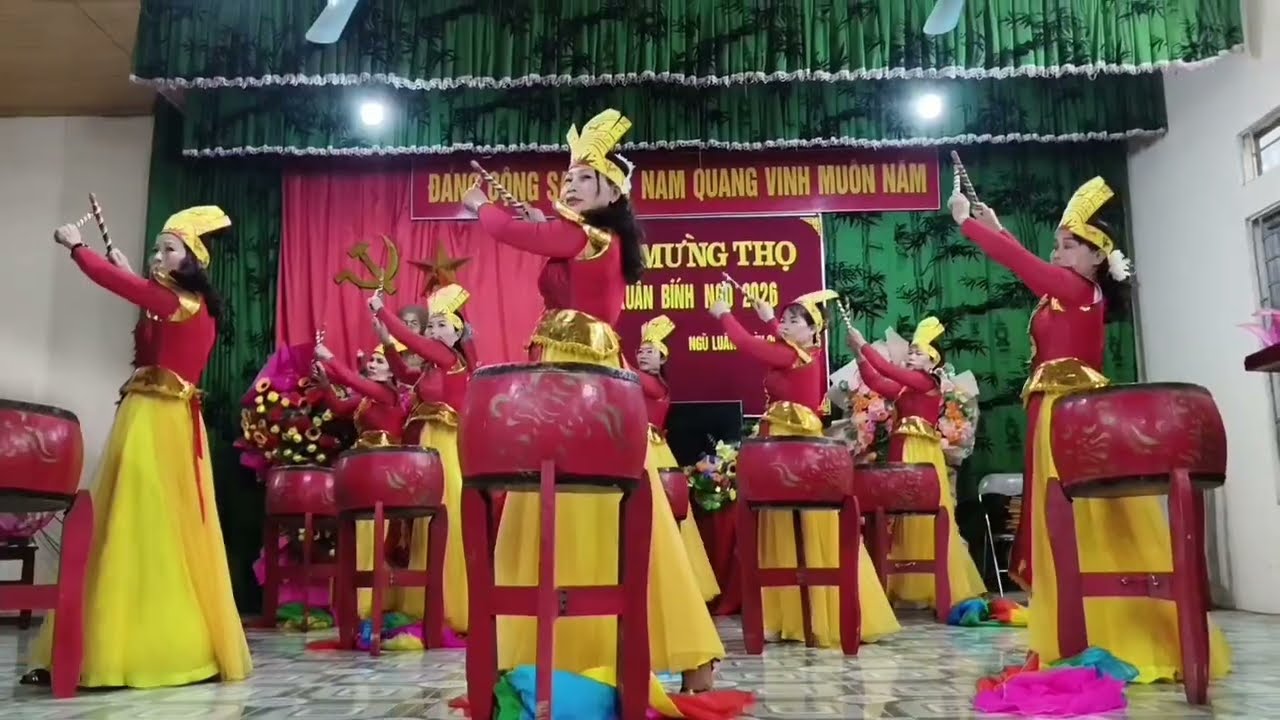 Lễ mừng thọ đầu xuân năm 2026 các cụ tròn 70, 80, 90, 100 tuổi thôn Ngũ Luân