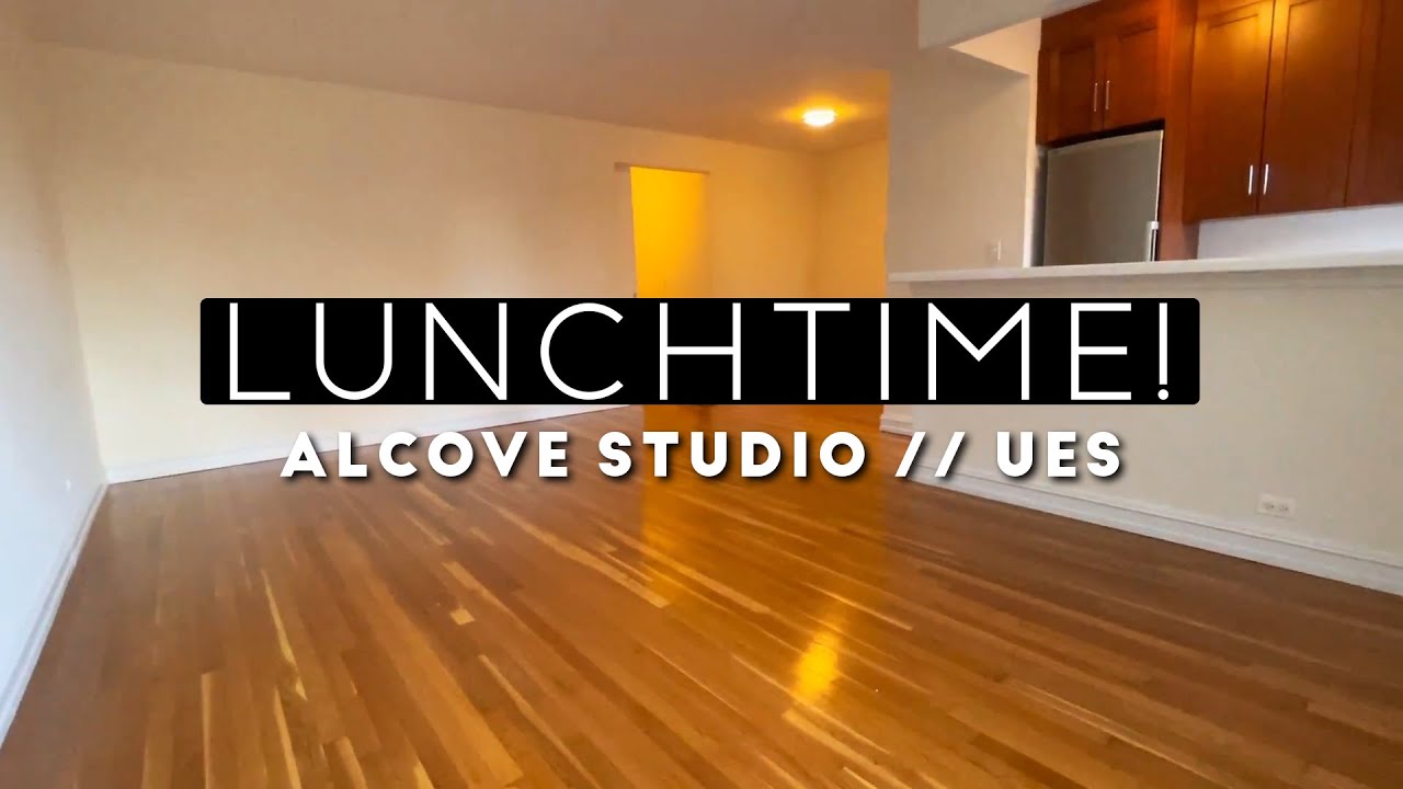 LUNCHTIME! $2,350 Alcove studio apartment w/doormen, elevator and laundry room