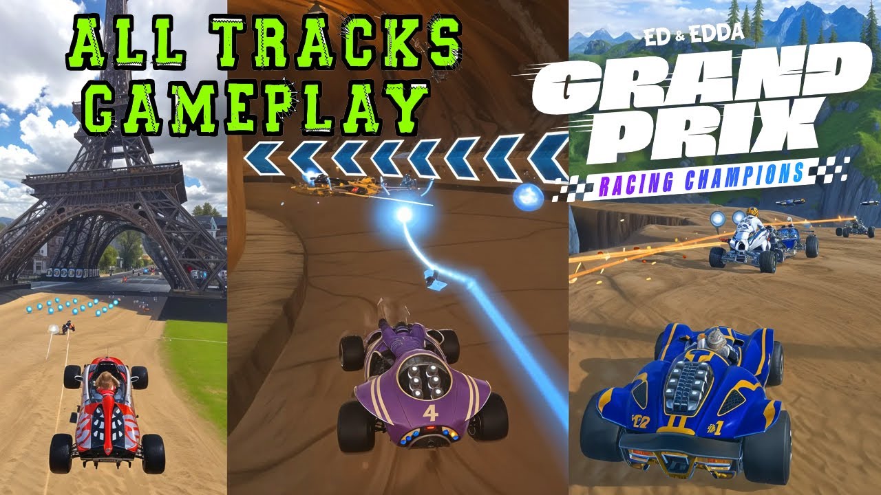 Ed & Edda: GRAND PRIX – Racing Champions - All Tracks Gameplay | Nintendo Switch 4K