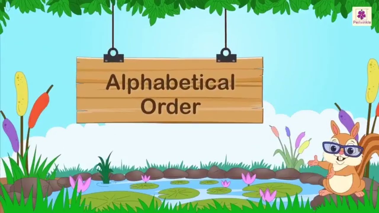 Alphabetical Order | English Grammar & Composition Grade 3 | Periwinkle