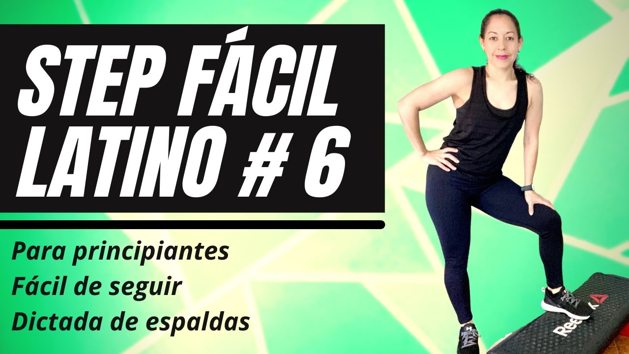 STEP FÁCIL PRINCIPIANTES #6 - MIX POP LATINO 90s - DICTADO DE ESPALDAS - Liss Cruz Kaanbal