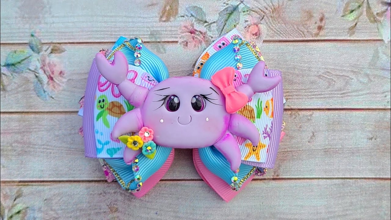 Moño Nobleza con listón de 4 cm o 3.8 cm #moñosfacilesdehacer (Lazo para el cabello) hair bow