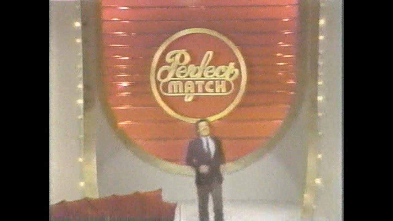 1986 Perfect Match Game Show на WLKY 32, Луисвилл, Кентукки, полный эпизод с рекламой