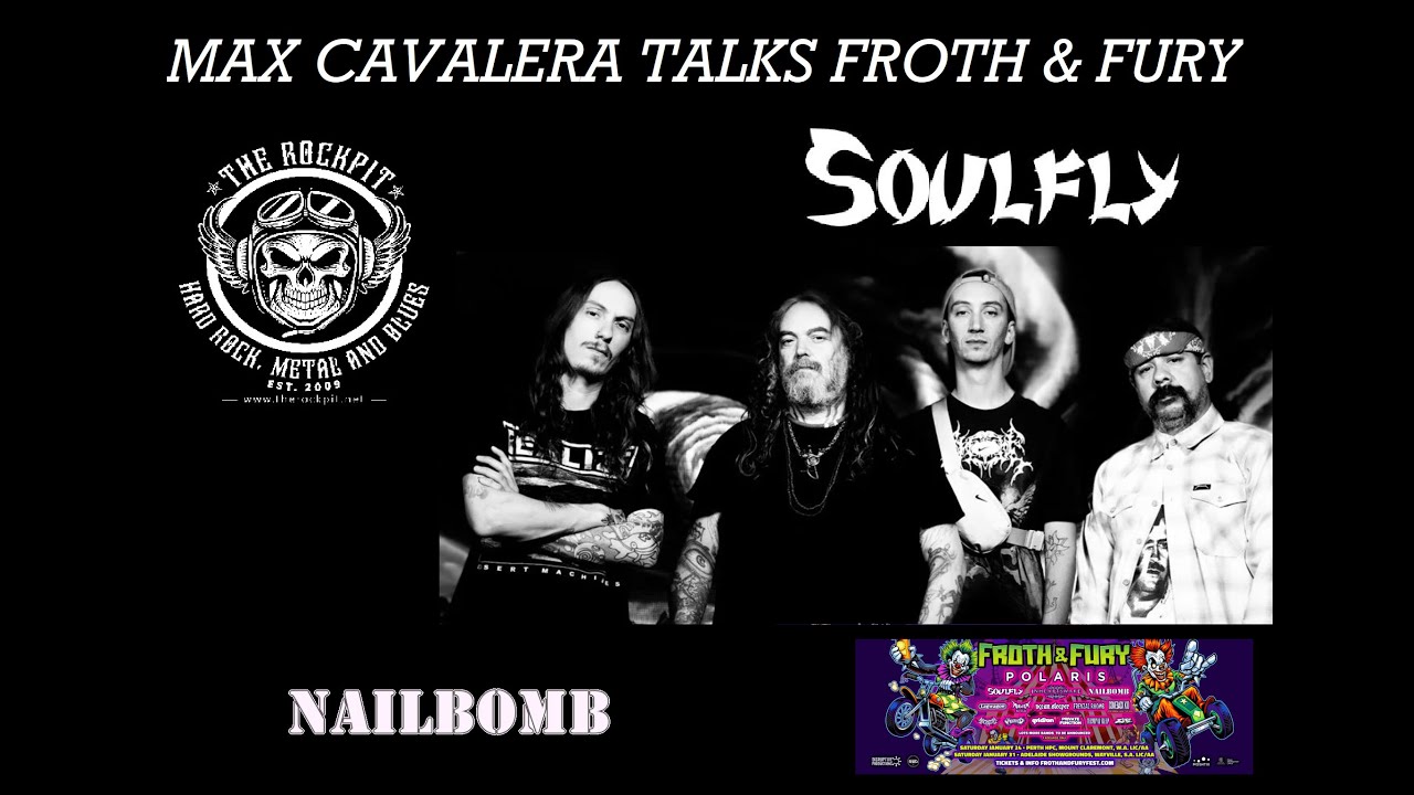 INTERVIEW: MAX CAVALERA of SOULFLY & NAILBOMB talks about a life in music & FROTH & FURY 2026