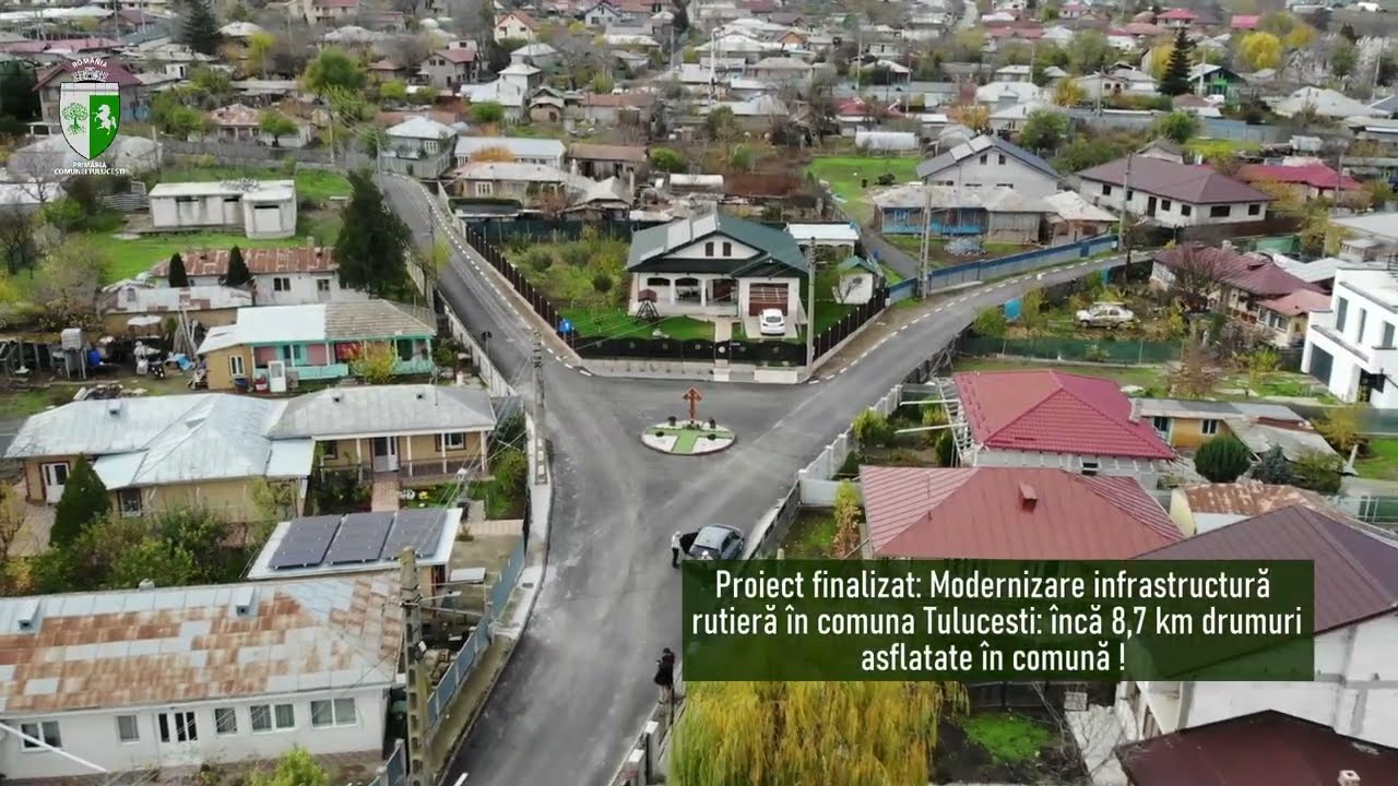 Proiecte finalizate în 2025 la Tulucești : drumuri asfaltate, pistă biciclete, iluminat public