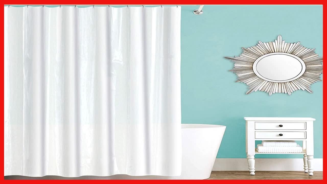 Splash Home PEVA Shower Curtain: Durable, Waterproof, and Safe for Your Bathroom