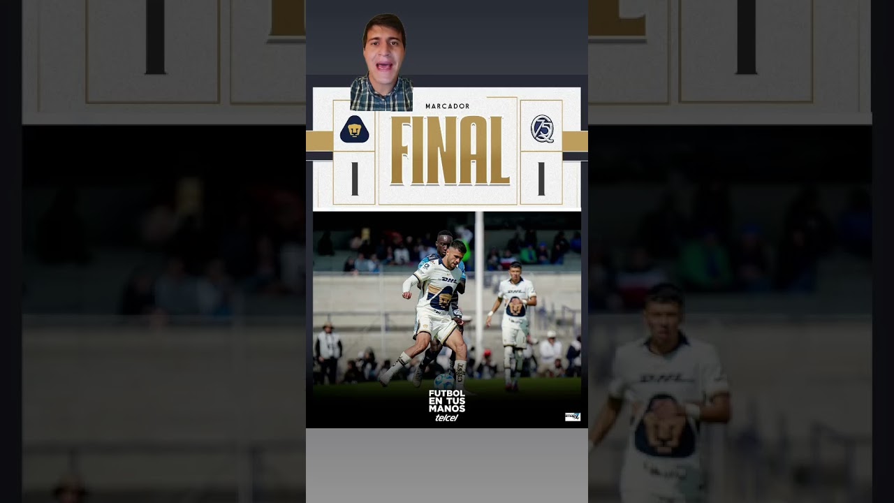 PUMAS DEJA ESCAPAR LA VICTORIA EN CU 