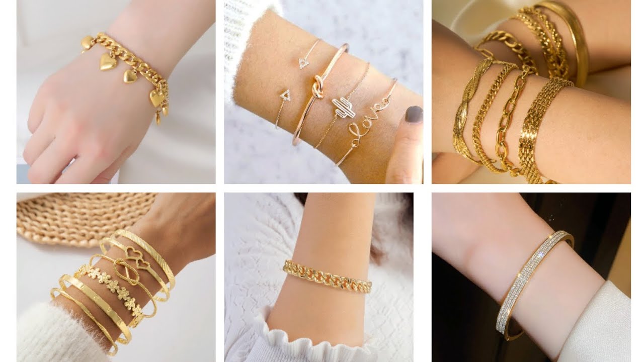 ||Trendy Gold Plated Bracelet For Girls||#amazingcollection@jhfashionbeautytips 