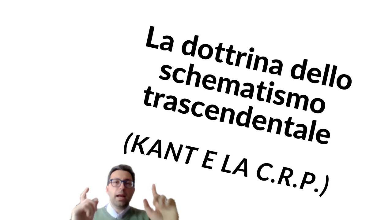La dottrina dello schematismo  trascendentale (Kant e la C.R.P.)