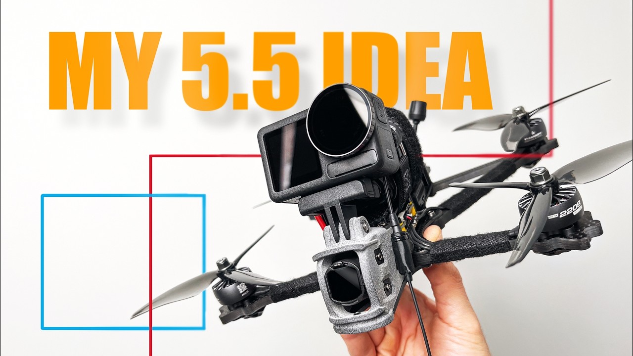 Я собрал 5,5-дюймовый дрон вместо 7-дюймового || ITS FPV x T-HOBBY