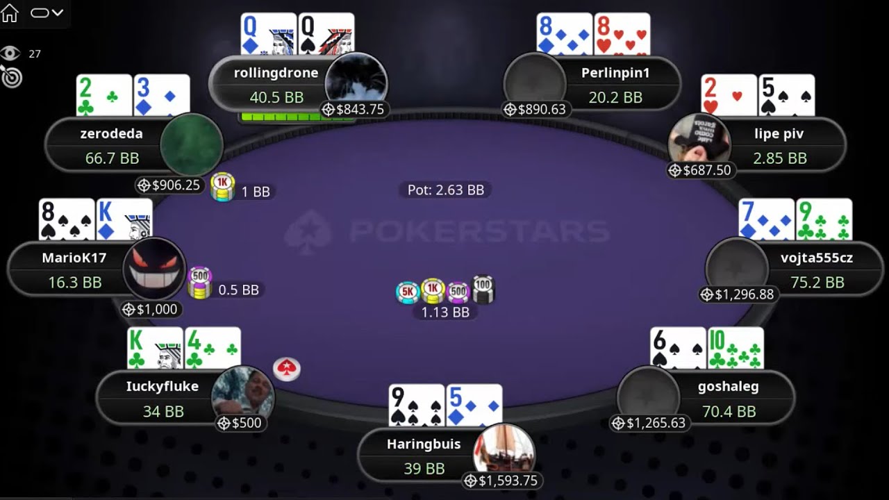 $1K Sunday High Roller 10-12-2023 lipe piv | zerodeda | Haringbuis - Final Table Replay